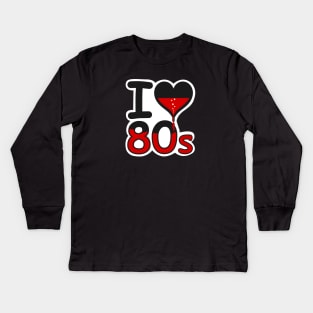 Love 80's Kids Long Sleeve T-Shirt